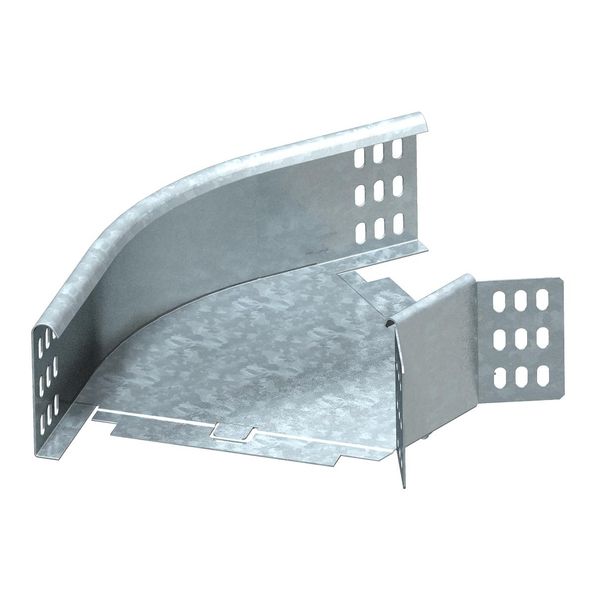 RB 45 810 FS  Bend 45°, horizontal, with angle coupling, 85x100, Steel, St, strip galvanized, DIN EN 10346 image 1