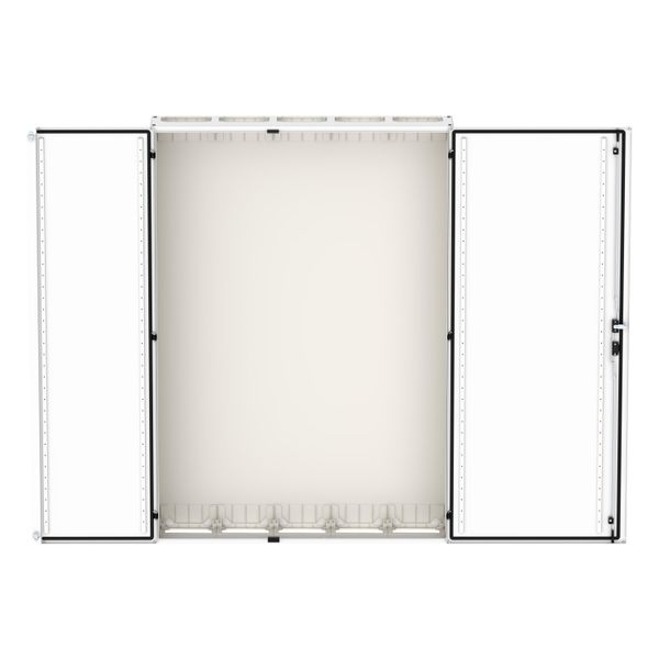 Floor-standing distribution board EMC2 empty, IP55, protection class II, HxWxD=1850x1300x270mm, white (RAL 9016) image 15