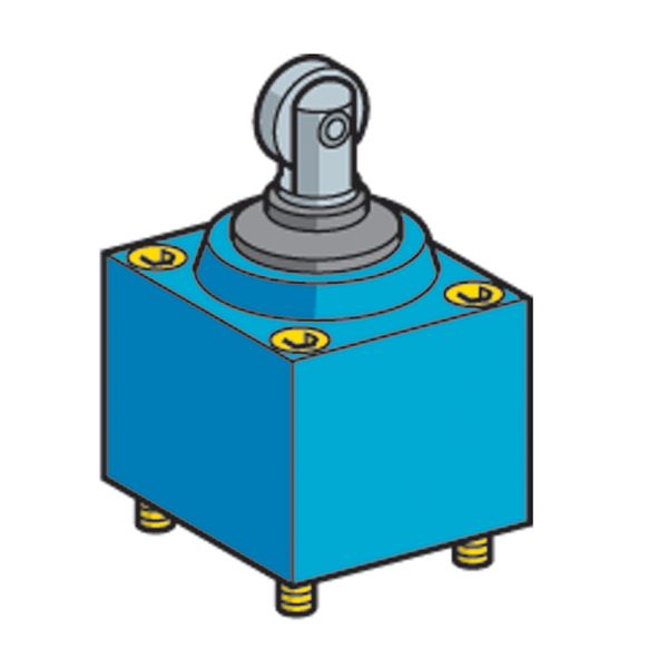 Limit switch head, Limit switches XC Standard, ZC2J, steel roller plunger image 1