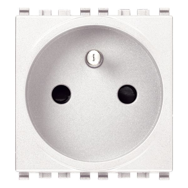 2P+E16A FR SICURY outlet screwless white image 1