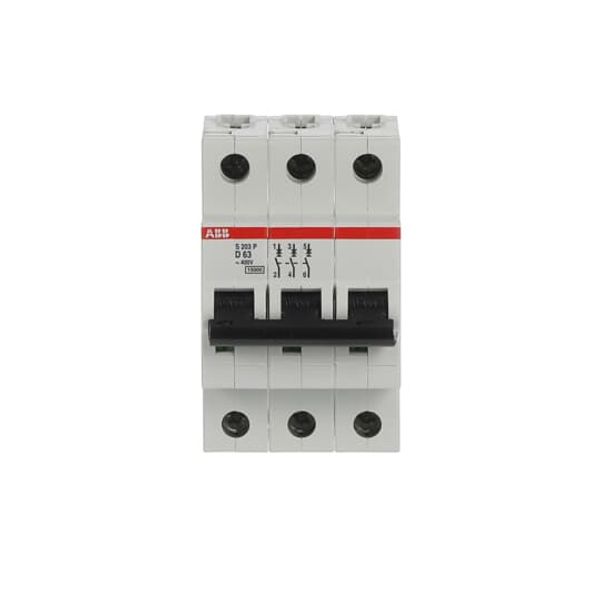 S203P-D63 Miniature Circuit Breaker - 3P - D - 63 A image 4