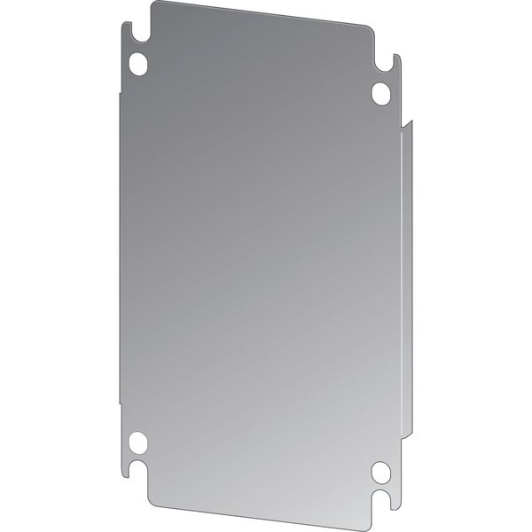 Mounting plate, galvanized, for HxW=400x400mm image 3