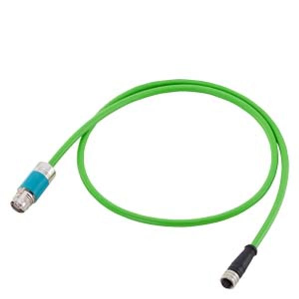 Signal cable pre-assembled type: 6FX8002-2DC46 DRIVE-CLiQ with 24 V M12 female/ M17 male speed-connect-ready  6FX8002-2DC46-1BC0 image 1