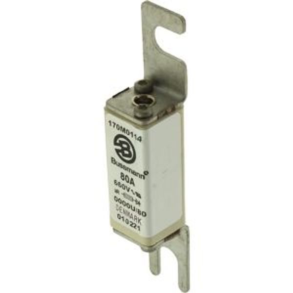 Fuse-link, high speed, 63 A, AC 660 V, size 0000, 17 x 19 x 100 mm, aR, IEC, UL image 7