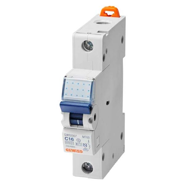 MINIATURE CIRCUIT BREAKER - MT 60- 1P CHARACTERISTIC C 40A - 1 MODULE image 2