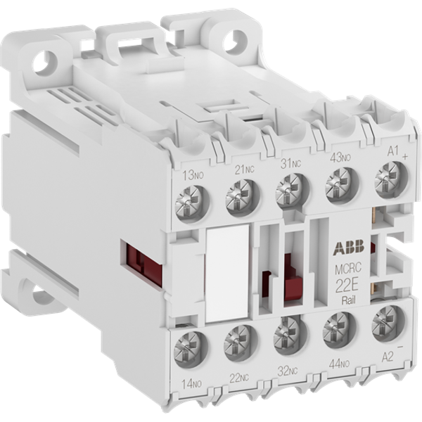 MCRC040ARWED-RAIL Mini Contactor Relay 4NO 33VDC image 3