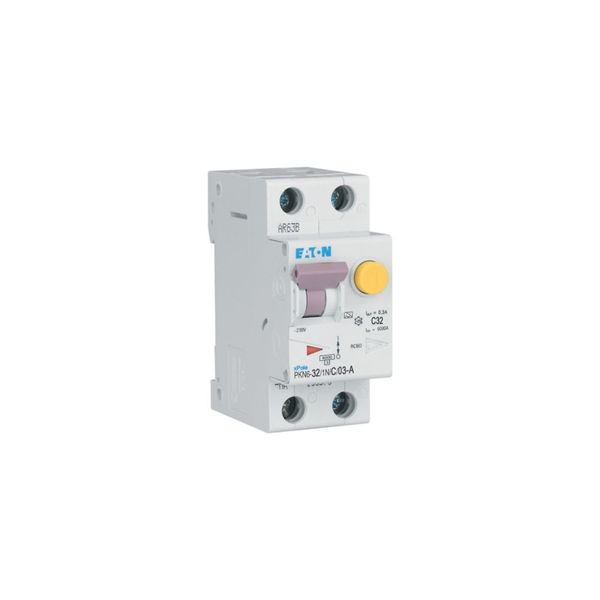 RCD/MCB combination, 32 A, 300 mA, MCB trip characteristic: C, 1p+N, RCD trip characteristic: A image 15