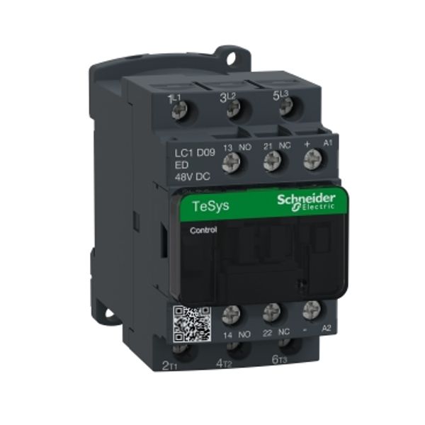 TeSys Deca contactor - 3P(3 NO) - AC-3/AC-3e - = 440 V 9 A - 48 V DC coil image 3