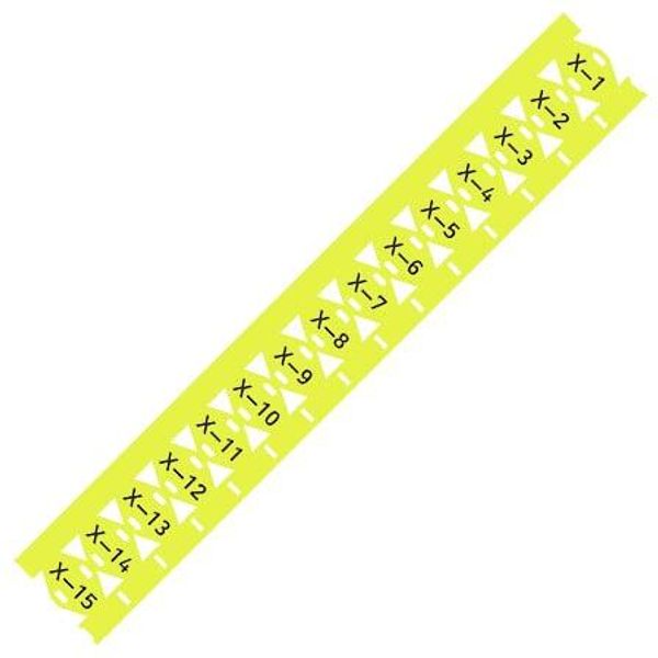 211-835/000-002 Cable tie marker; for Smart Printer; for use with cable ties; 25 x 11 mm; yellow image 1