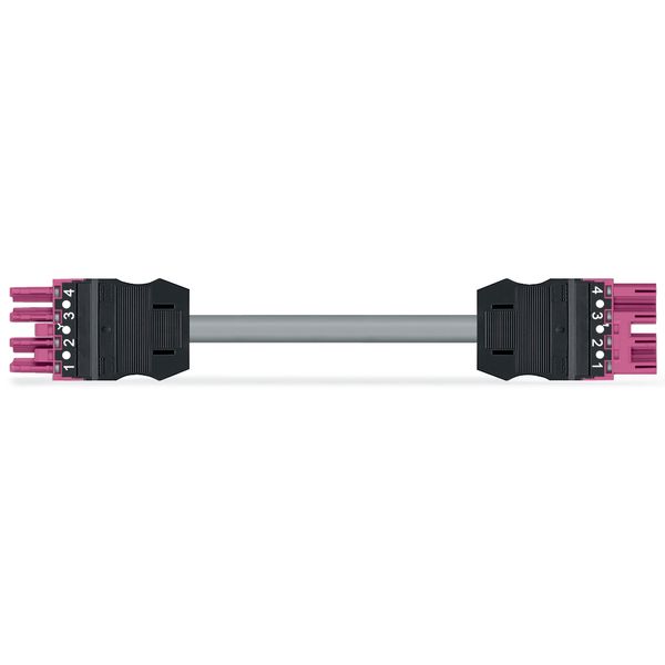 pre-assembled interconnecting cable;Eca;Socket/plug;pink image 4