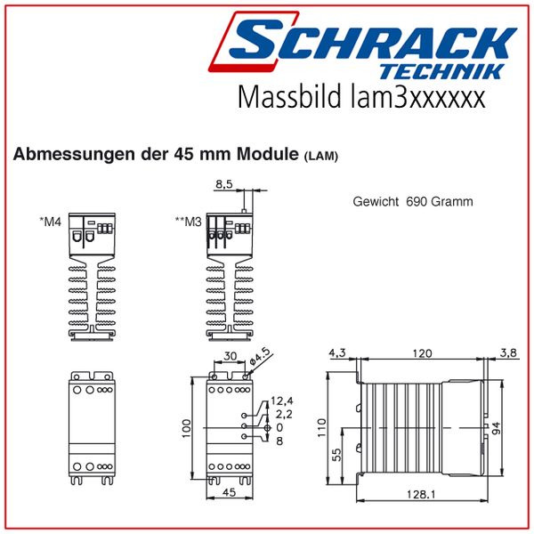 Solid State Motor Contactor 3-pole 15A/380-480VAC image 4