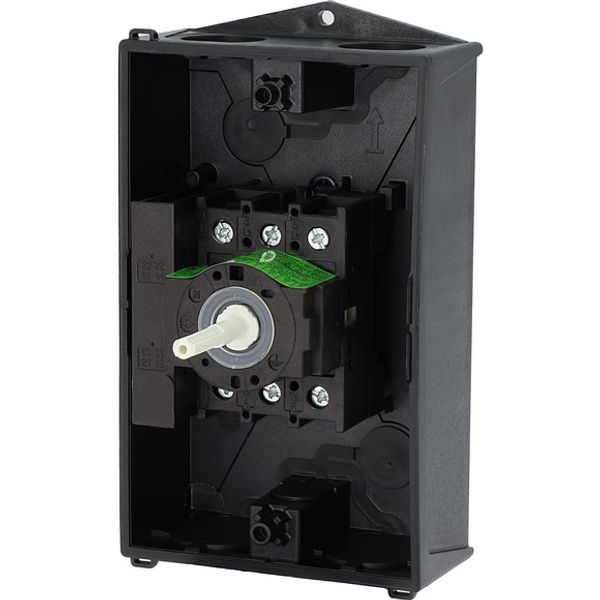 Safety switch, P1, 32 A, 3 pole, 1 N/O, 1 N/C, STOP function, With black rotary handle and locking ring, Lockable in position 0 with cover interlock, image 8