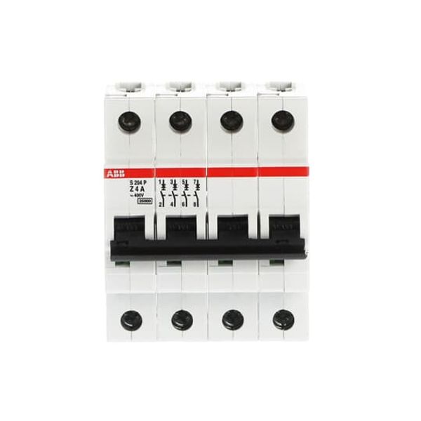 S204P-Z4 Miniature Circuit Breaker - 4P - Z - 4 A image 6