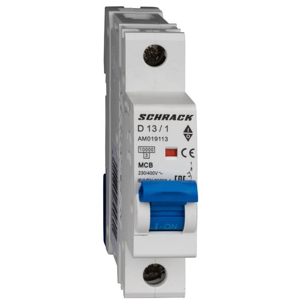 Miniature Circuit Breaker (MCB) AMPARO 10kA, D 13A, 1-pole image 1