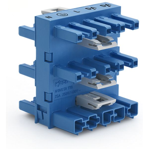 5-way distribution connector 5-pole Cod. I blue image 3