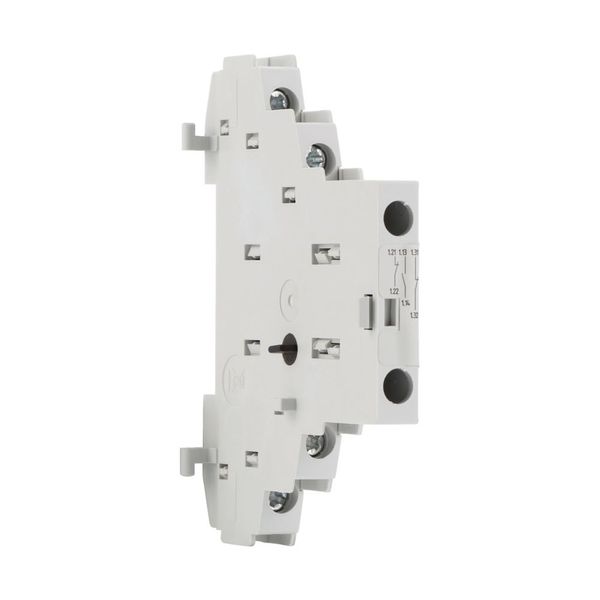 Standard auxiliary contact NHI, 1 N/O, 2 N/C, Side mounting, Screw connection image 10