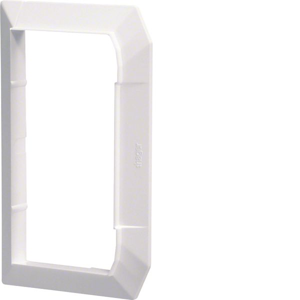 Wall cover plate for wall trunking BRN/BRHN 70x130mm halogen free in p image 1