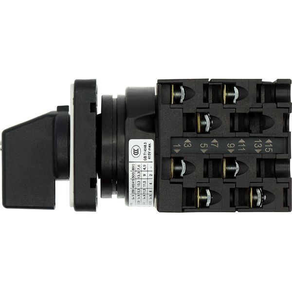 Step switches, T0, 20 A, flush mounting, 4 contact unit(s), Contacts: 7, 45 °, maintained, Without 0 (Off) position, 1-7, Design number 8234 image 11