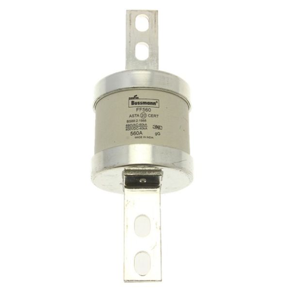 Fuse-link, low voltage, 560 A, AC 550 V, DC 400 V, BS88/C2, 74 x 210 mm, gL/gG, BS image 2