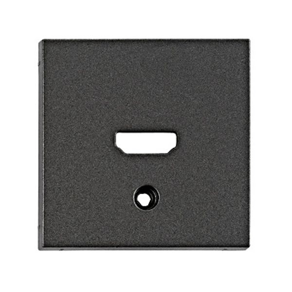 HDMI coupling cover, anthracite image 1