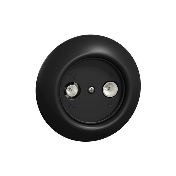 Renova - TV/R socket - end-of-line (terminal socket) - black image 4