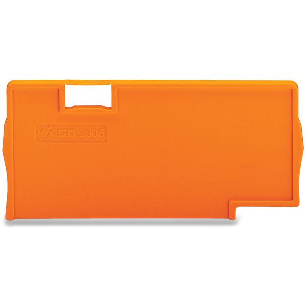 Seperator plate 2 mm thick oversized orange image 1