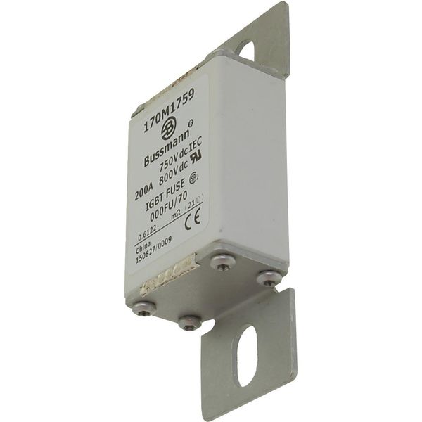 Fuse-link, high speed, 160 A, DC 750 V, size 000, 24 x 36 x 96 mm, aR, IEC, UL image 5