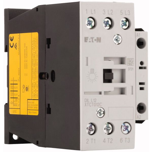 Lamp load contactor, 24 V 50 Hz, 220 V 230 V: 12 A, Contactors for lighting systems image 4