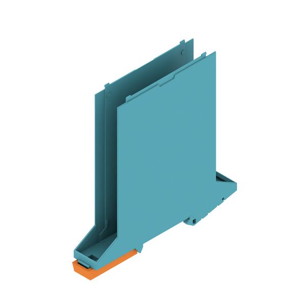 Basic element, IP20 in installed state, Plastic, light blue, Width: 17 image 1