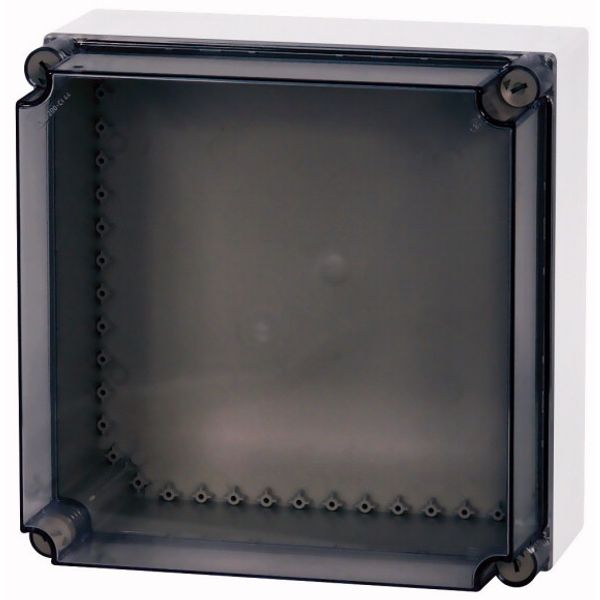 Insulated enclosure, smooth sides, HxWxD=375x375x225mm image 1