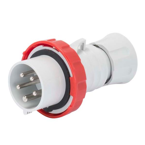 STRAIGHT PLUG HP - IP66/IP67/IP68/IP69 - 3P+N+E 16A 380-415V 50/60HZ - RED - 6H - SCREW WIRING image 2