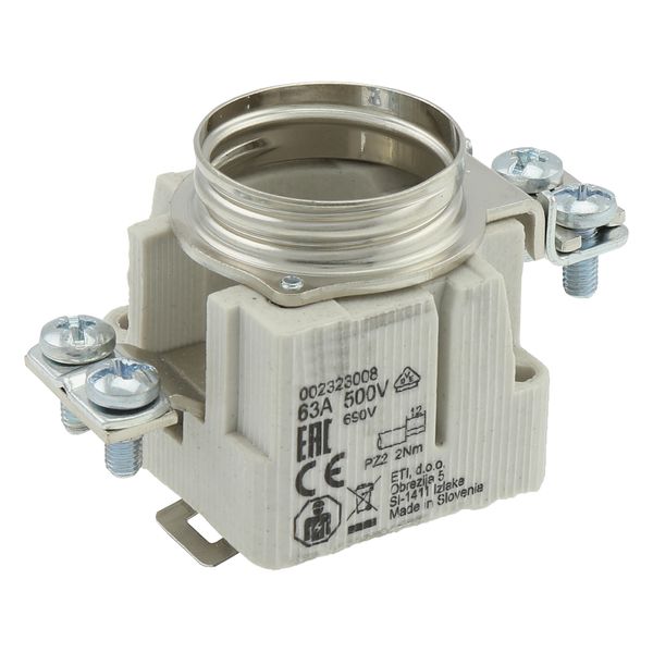 Fuse-base, LV, 63 A, AC 500 V, D3, IEC, rail mount, suitable wire 2.5 - 25 mm2 image 36