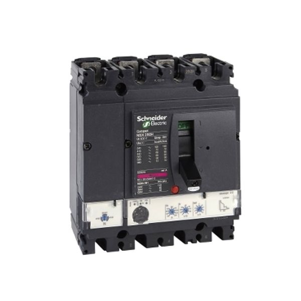 circuit breaker ComPact NSX250N, 50 kA at 415 VAC, MicroLogic 2.2 trip unit 250 A, 4 poles 4d image 2