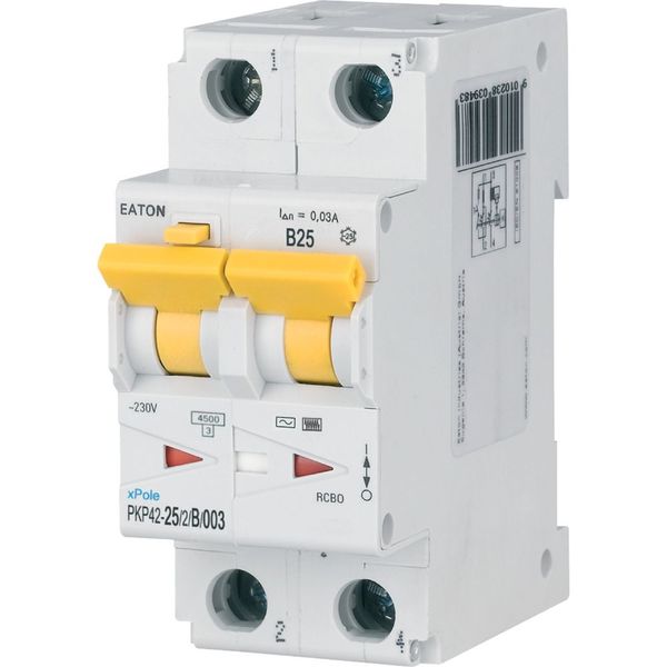 RCD/MCB combination, 25 A, 30 mA, MCB trip characteristic: B, 2p, RCD trip characteristic: AC image 3