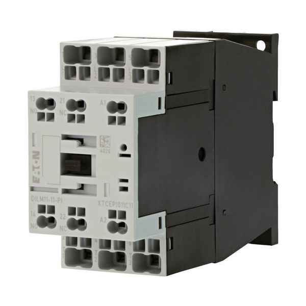 Contactor, 3 pole, 380 V 400 V 5 kW, 1 N/O, 1 NC, 230 V 50/60 Hz, AC operation, Push in terminals image 7