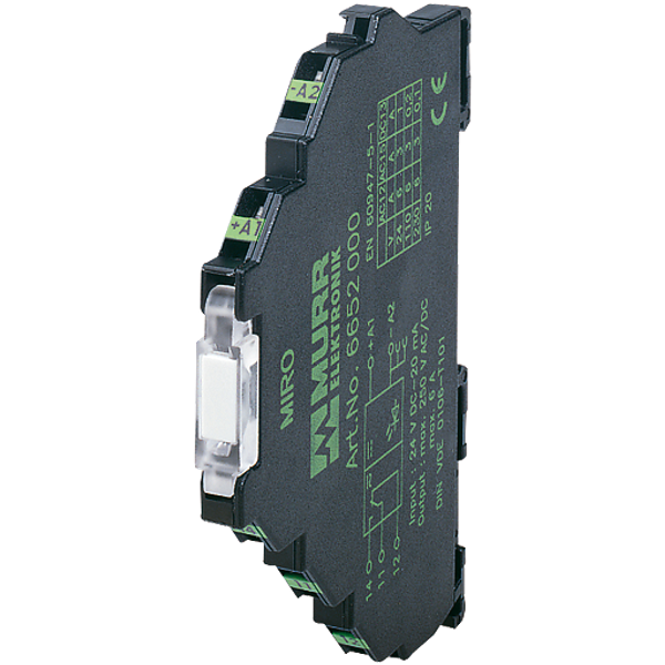 MIRO 6.2 24V-1S OUTPUT RELAY IN: 24VAC/DC - OUT: 250VAC/DC/6A image 1