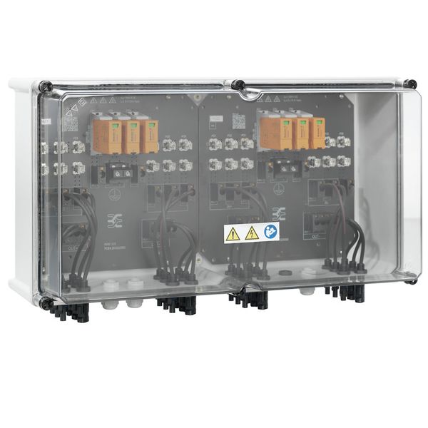 Combiner Box (Photovoltaik), 1000 V, 2 MPP's, 3 Inputs / 3 Outputs per image 2