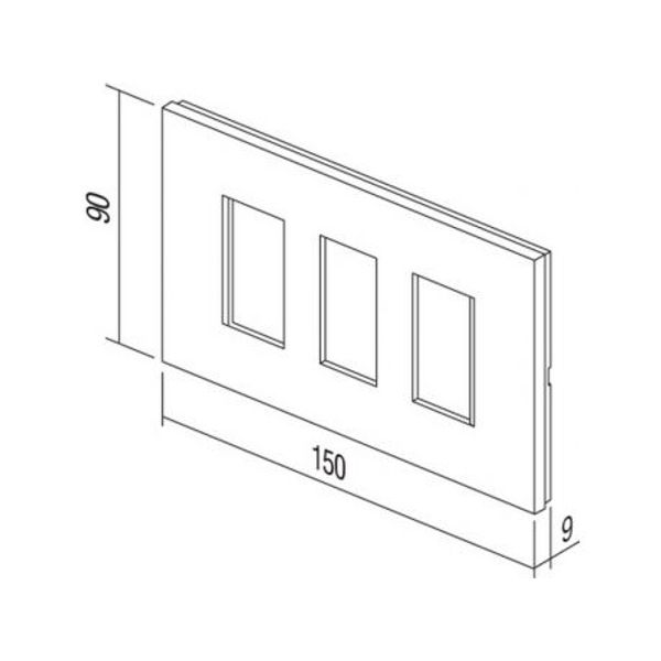 COVER PLATE LINE BATHROOM SET MG 4326155 image 1