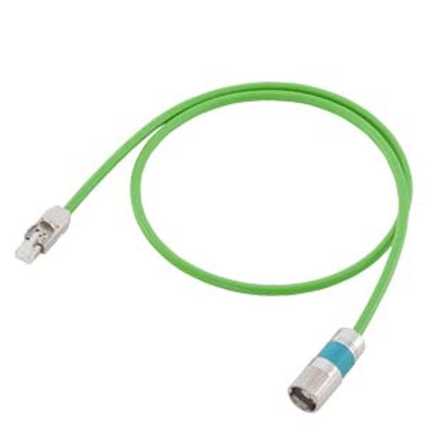 Signal cable pre-assembled type: 6FX8002-2DC40 DRIVE-CLiQ with 24 V M17 female 6FX8002-2DC40-1AK5 image 1