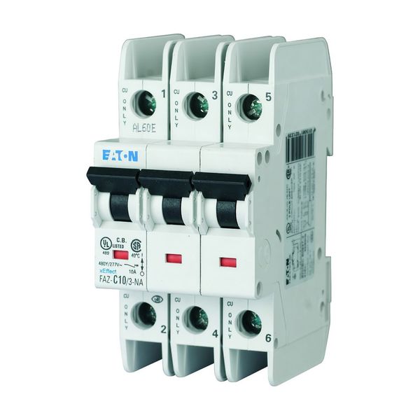 Miniature circuit breaker (MCB), 50 A, 3p, characteristic: B, ring tongue image 6