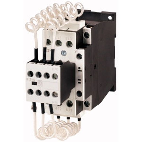 Contactor for capacitors, with series resistors, 12.5 kVAr, 24 V 50 Hz image 1