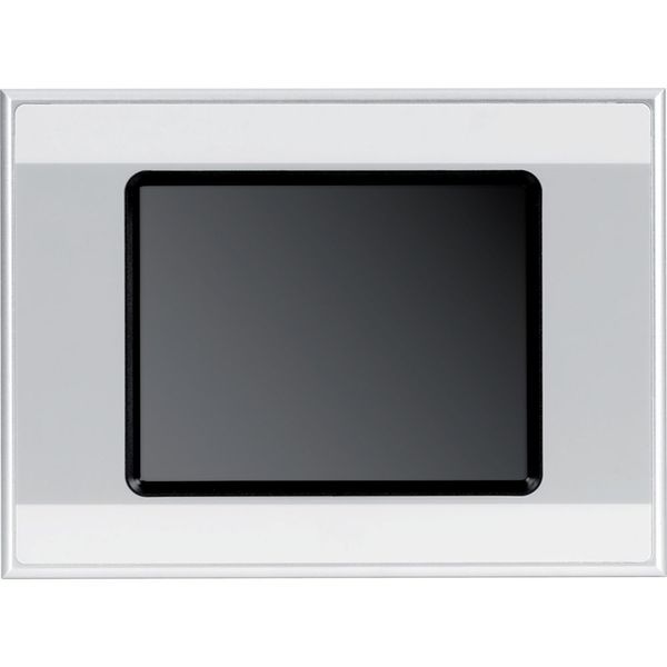 Single touch display, 5,7-inch display, 24 VDC, IR, 640 x 480 pixels, 2x Ethernet, 1x RS232, 1x RS485, 1x CAN, PLC function can be fitted by user image 12