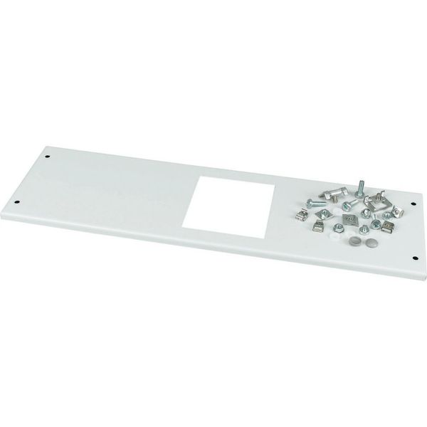 Front cover, +mounting kit, for NZM2, horizontal, 4p, HxW=200x600mm, grey image 3