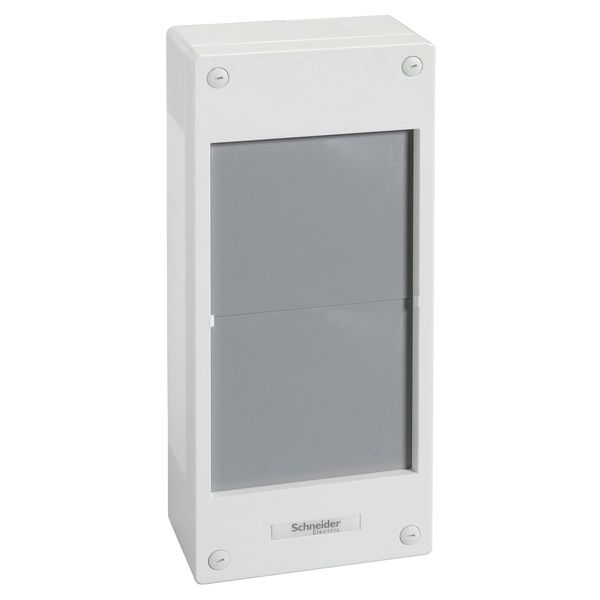 Pragma interface - for surface enclosure - 2 x 13 or 18 modules - without door image 1