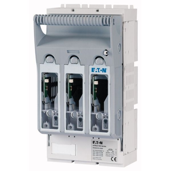 NH fuse-switch 3p flange connection M8 max. 95 mm², busbar 60 mm, light fuse monitoring, NH000 & NH00 image 1