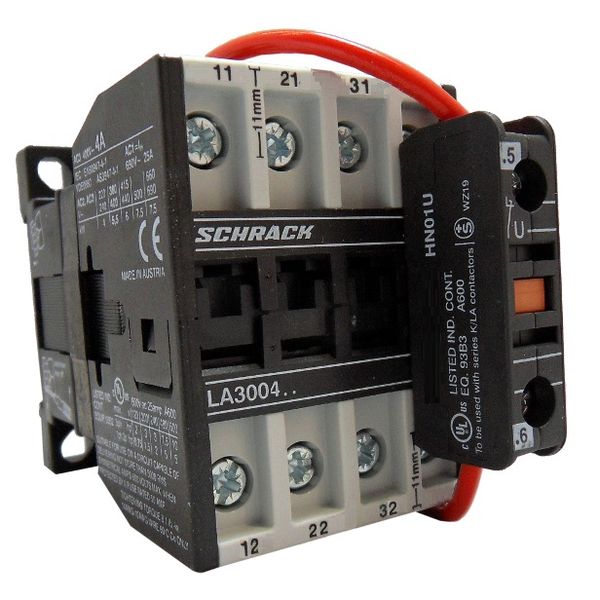 Auxiliary Contactor 4A EC, 24VDC, 4NC image 1