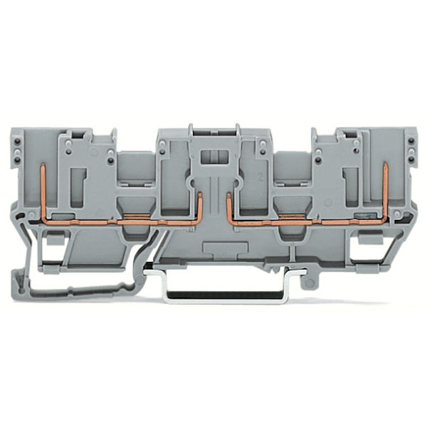 2-pin carrier terminal block with 2 jumper positions for DIN-rail 35 x image 2