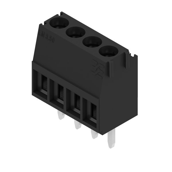 PCB terminal, 3.50 mm, Number of poles: 4, Conductor outlet direction: image 2