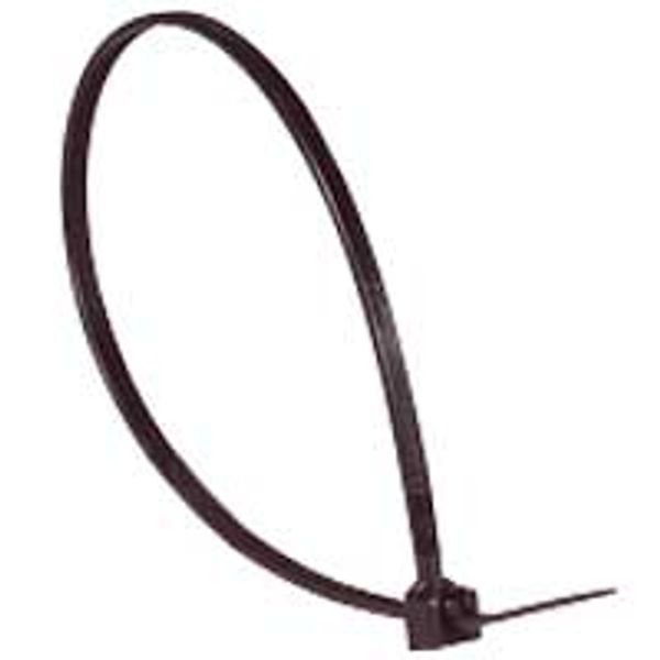 Cable tie Colring - w 4.6 mm - L 280 mm - blister 100 pcs - black image 2