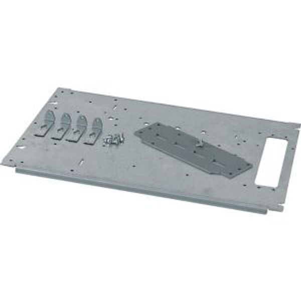 Mounting plate for  W = 600 mm, NZM3 630A, vertical image 2